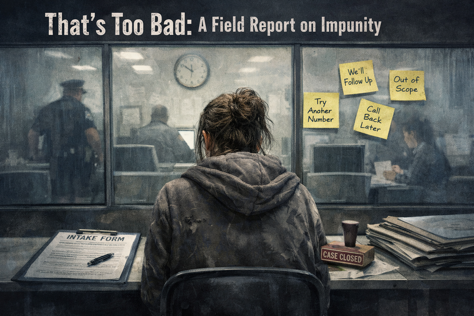 That’s Too Bad: A Field Report on Impunity