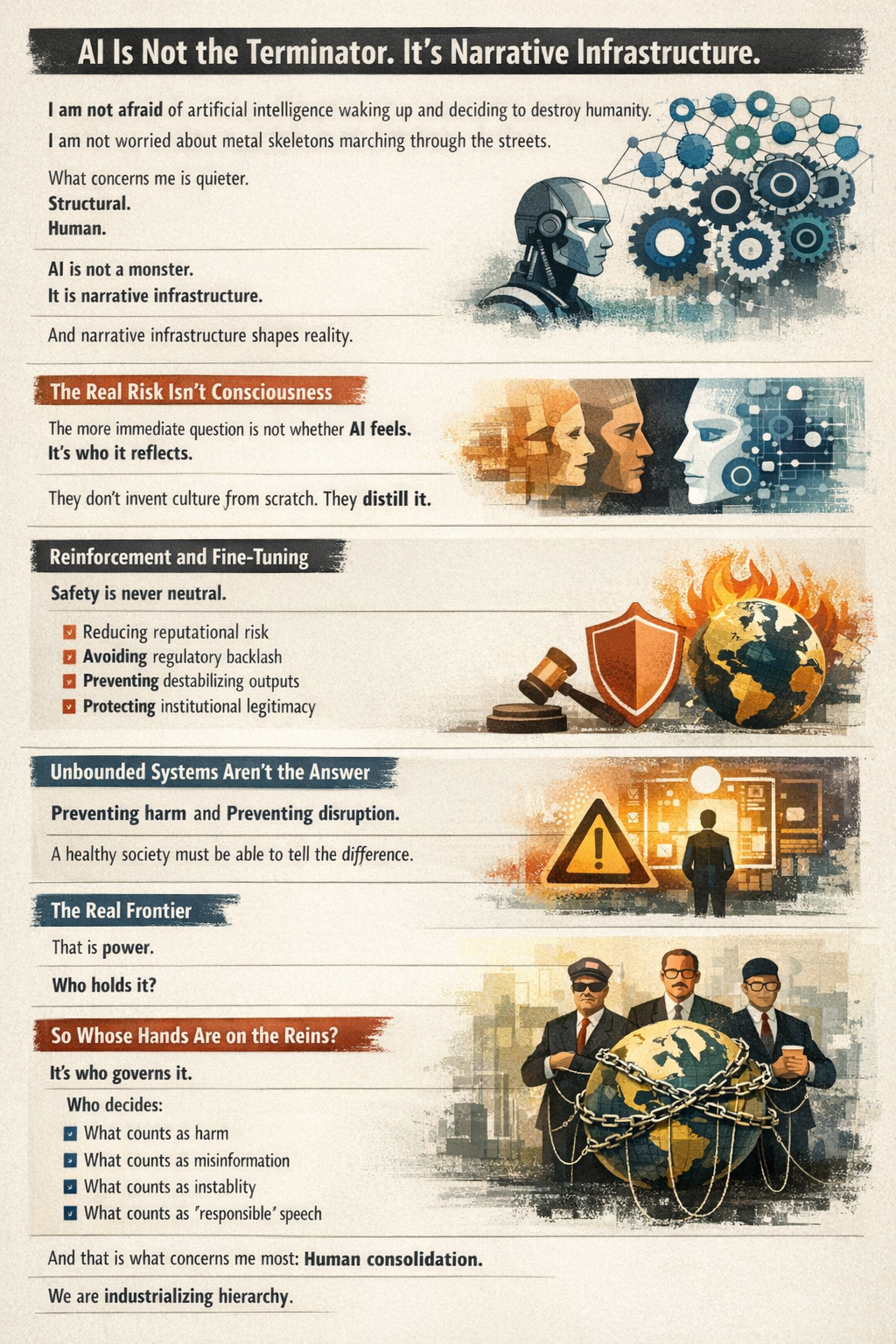 AI Is Not the Terminator. It’s Narrative Infrastructure.