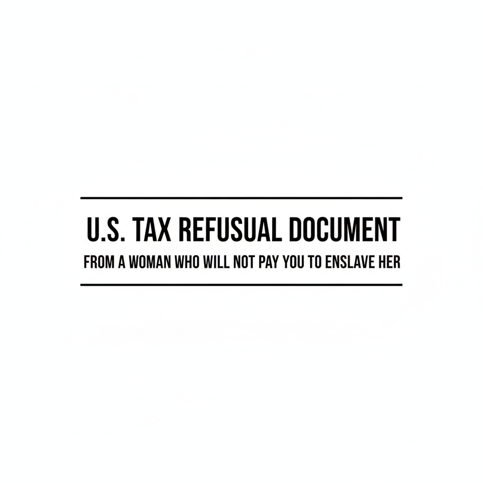 DECLARATION OF CONSCIENTIOUS TAX REFUSAL