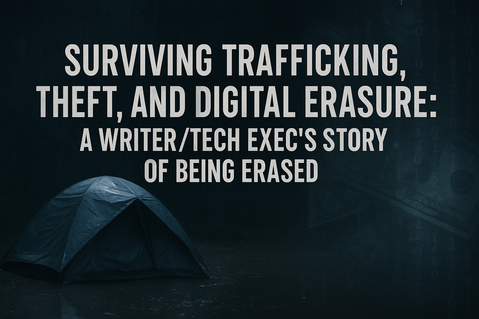 Surviving Trafficking, Theft, and Digital Erasure: A Writer/Tech Exec’s Story of Being Erased